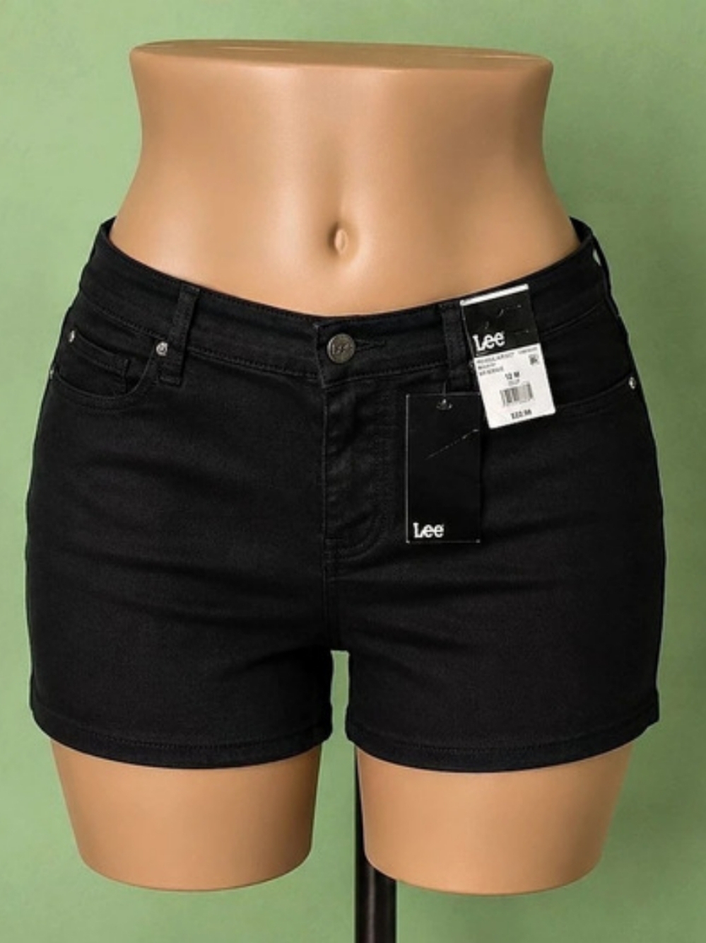 Lee Jean Shorts in Black Size 10 NWT